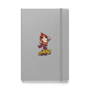 Hardcover bound notebook